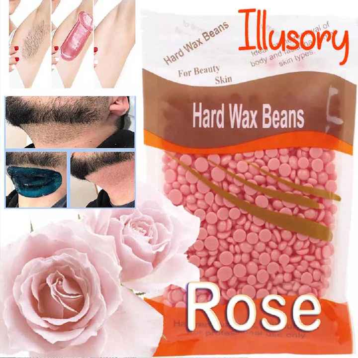 300g /100g rose/ lavender hair removel paper-free depilatory wax beans, beeswax beans, hard wax beans
