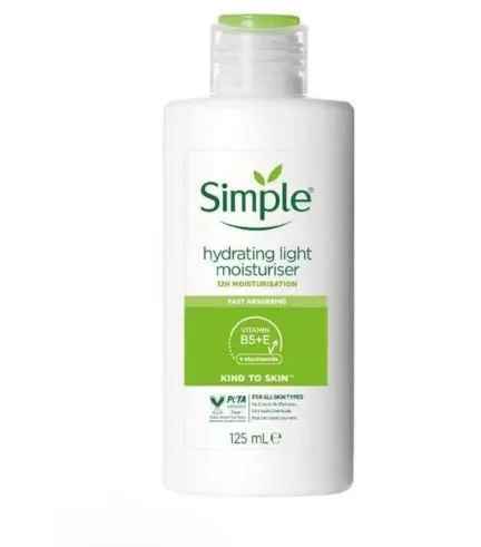 Simple Skin Hydrating Light Moisturizer-125ml Simple fast absorbing, Kind to Skin Hydrating Light Moisturizer .