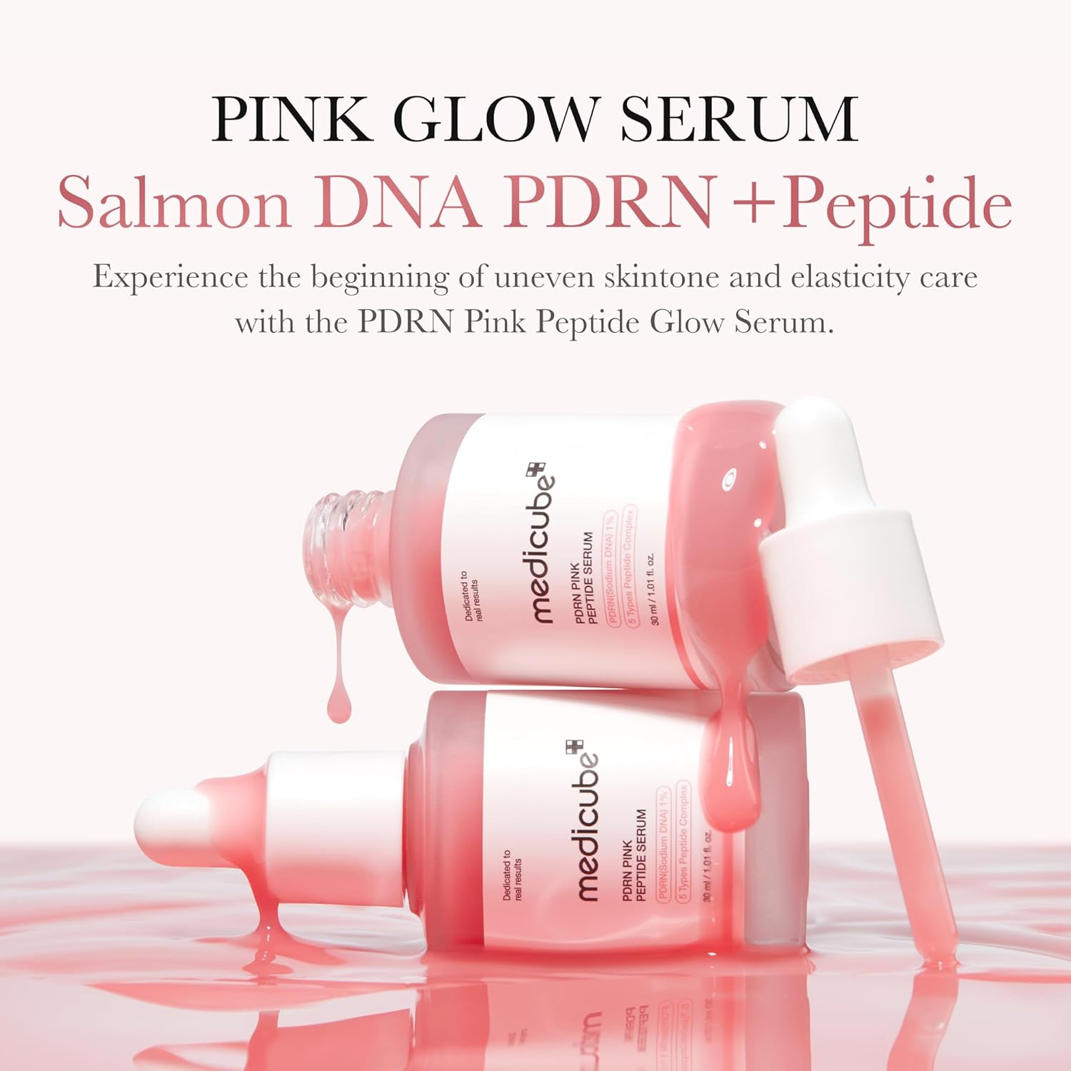 Overnight Renewal Salmon PDRN Duo: Salmon DNA PDRN Pink Peptide Serum and Salmon DNA PDRN Pink Collagen Capsule Cream