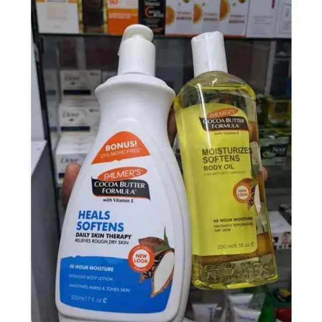Palmer's Cocoa Butter Formula Body Lotion / Oil Moisturizes Softens Body with Vitamin E