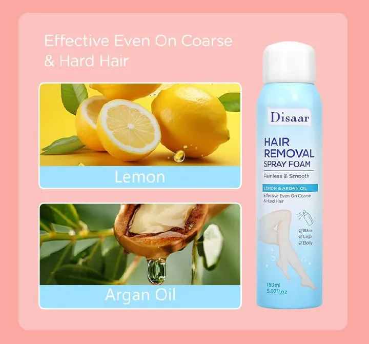 Disaar Hair removal spray foam Best Price Hair Removal Foam Spray Natural Gentle Underarm Bikini Female Full Body Hair Removal Spray Products