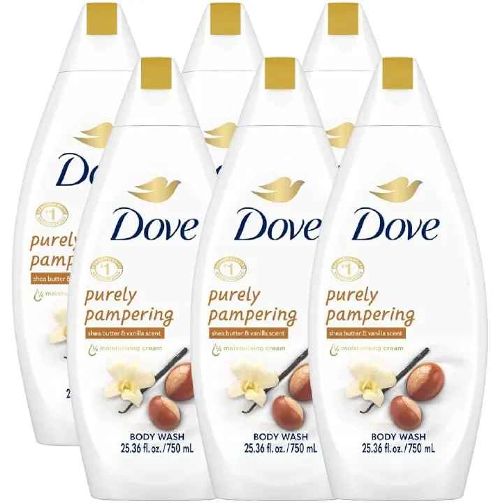Dove Purely Pampering Shower Gel With Shea Butter & Warm Vanilla – 2-Pack (2 X 500ml) Brand: Dove - Gives you softer, smoother skin after just one shower