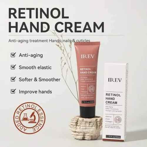 IREV Retinol Hand Cream - Whitening Hand Lotion Moisturizing, Soothing & Anti-Aging