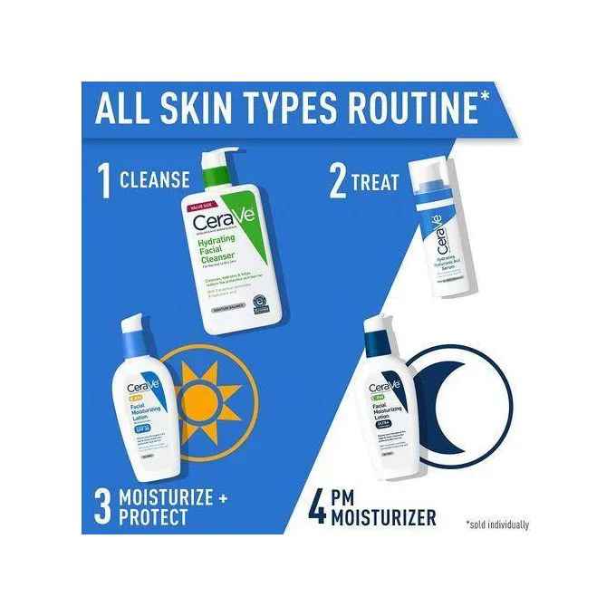 ceraV AM Facial Moisturizing Lotion With SPF 30 Sunscreen -Non Greasy