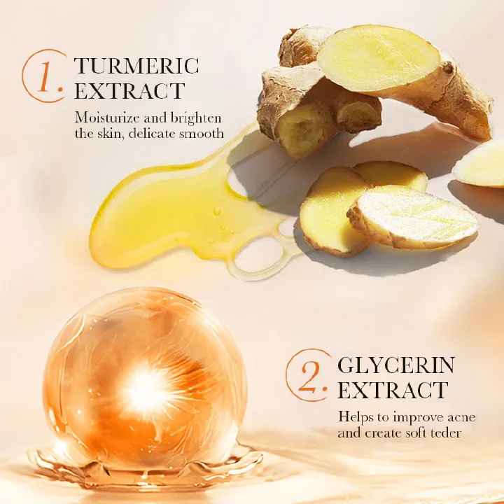 SADOER Turmeric Antioxygen Repair Face Cream Deep Hydration Improve Acne Soothing Oil Control Moisturizing Delicate Smooth Facial Skin Care