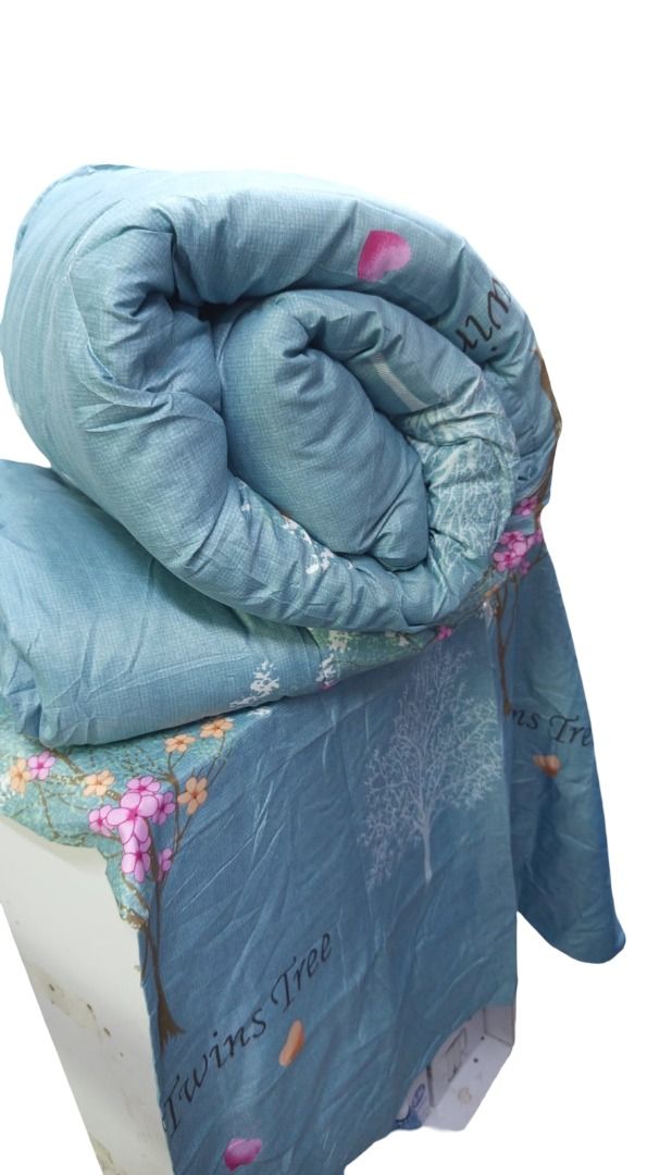 4pcs 0f 6*6 Luxury design Cotton Duvet set Comforter comes as One Duvet, One Bedsheet and 2 Pillow Cases or Pillow Covers Bedding Set