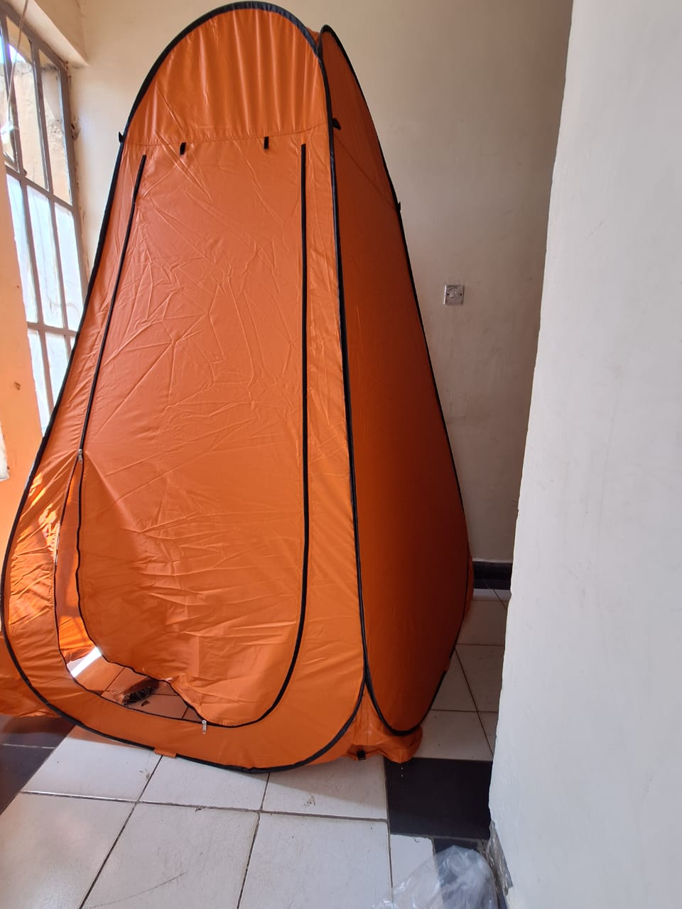 Camping shower tent