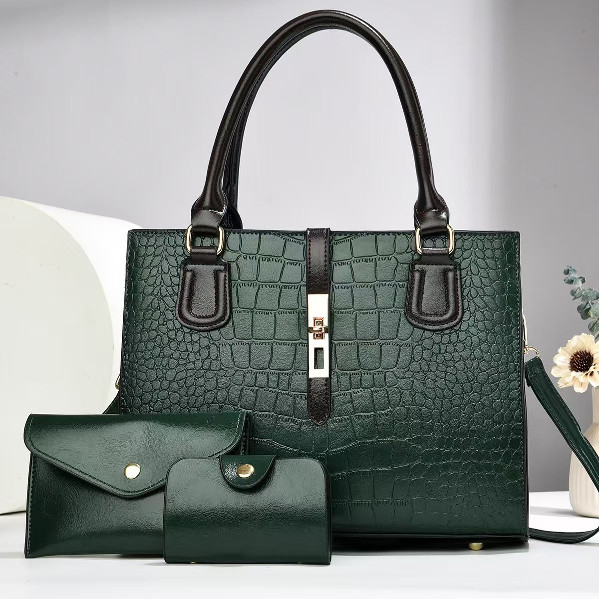 Elegant 3 in 1 ladies hand bag