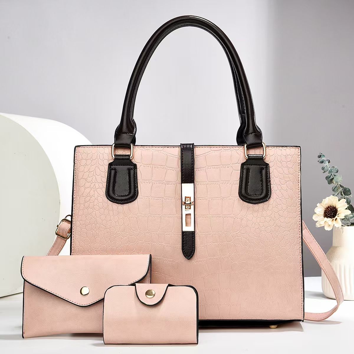 Elegant 3 in 1 ladies hand bag