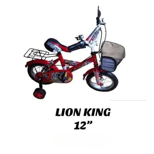 [HOT DEALS ]Lion King Bicycle Kids Bike For Sports Size: 12; Age 2 to 5 years(with balance wheels)
