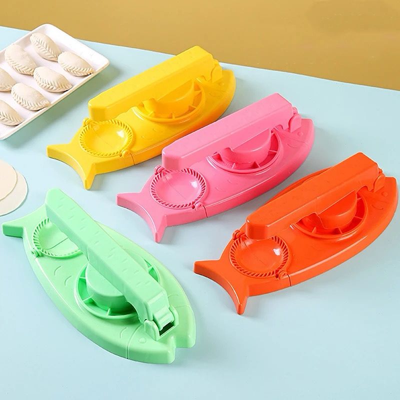 New 2 In 1 classy kitchen  Dumpling Maker Dumpling Mold Dumpling Skin Wrapper Mould Dough Press Maker Kitchen Dumpling Noodles Making Tool