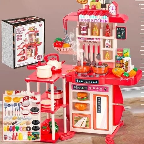 [ CLASSY NEW ARRIVALS 🤩🤩✨ !!! ] 73 Pcs Brand New Affordable High Quality Stylish Elegant and Durable Kids kitchen set