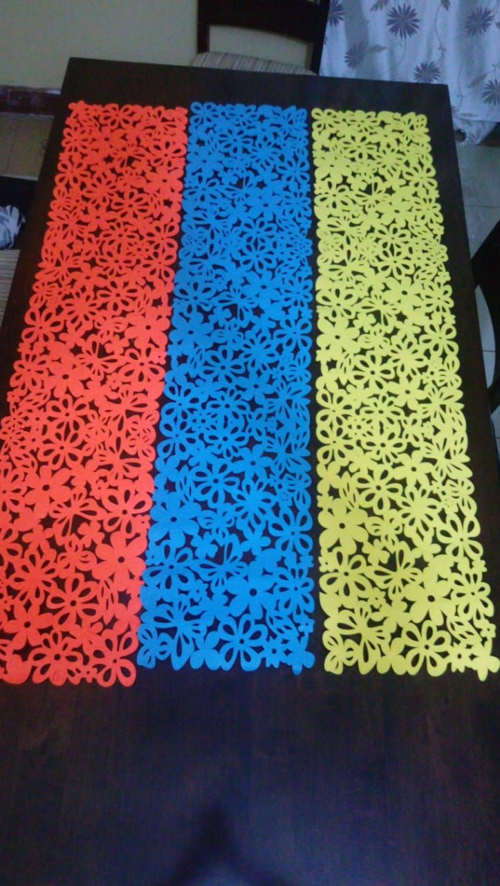 [ EXPERIENCE LUXURY FOR LESS 🤩🤩✨ !!! ] Single Brand New Very High Quality Affordable Strong and Durable  Home and Kitchen Felt Table runner