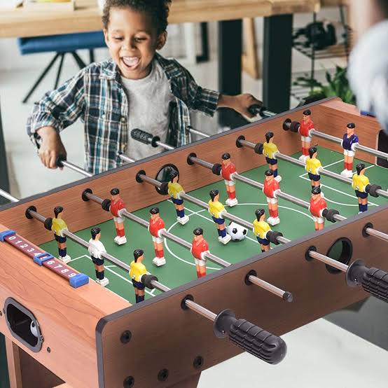 [ SPECIAL OFFERS 🤩🤩✨ !!! ] Brand New Big Size Football Soccer Game With 6 Rods For Kids&Adults Indoor/Outdoor Play Game,Action . Designed With Durability and Functionality