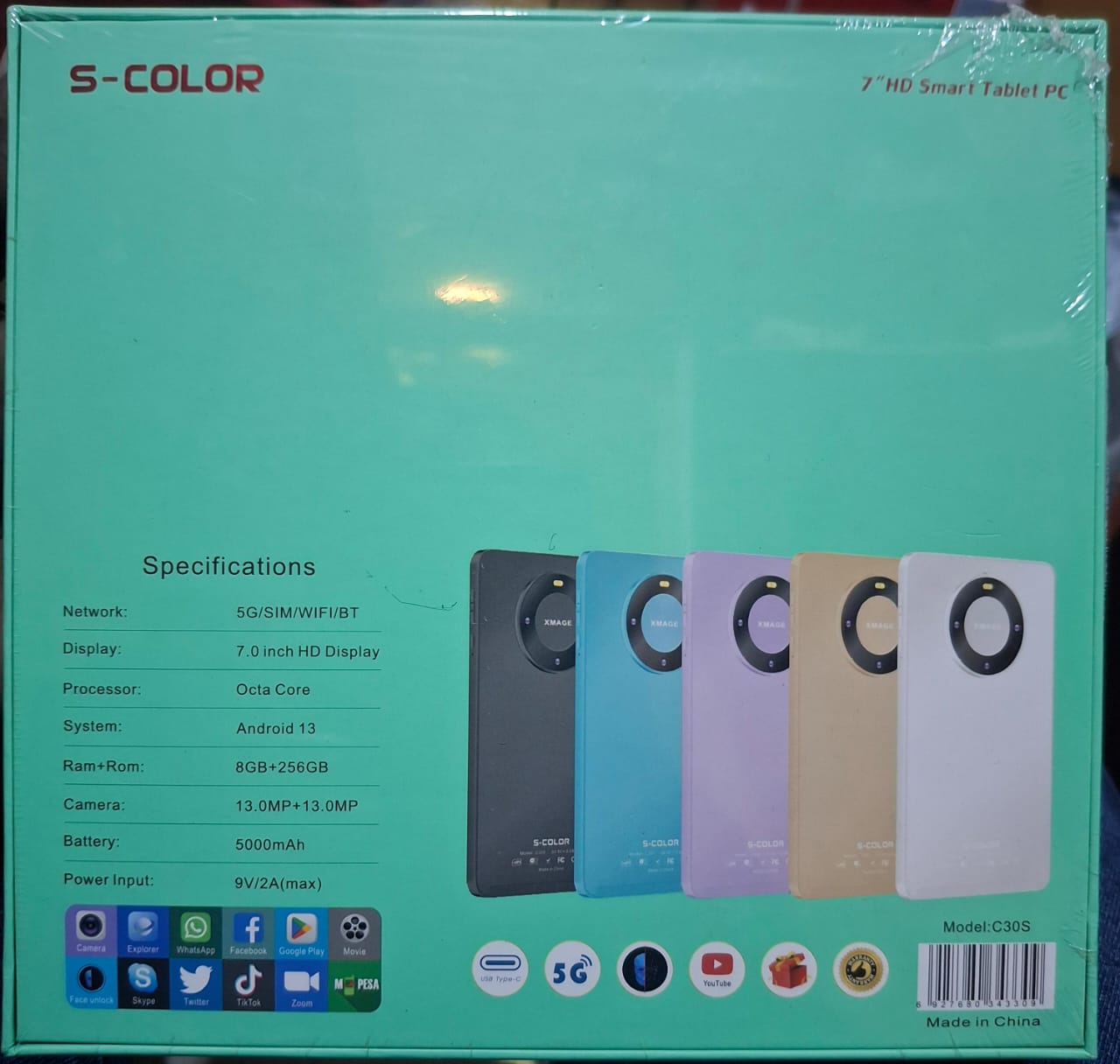 [🔥SPECIAL LIMITED OFFER 🤩🤩✨JUST FOR YOU !!! ] Classy 7 inches HD Display Smart Kids Learning Tablets Connects to wifi,1024*600 Display, android 12, 6GB +128GB, battery 5000mAh with (Sim card slot )
