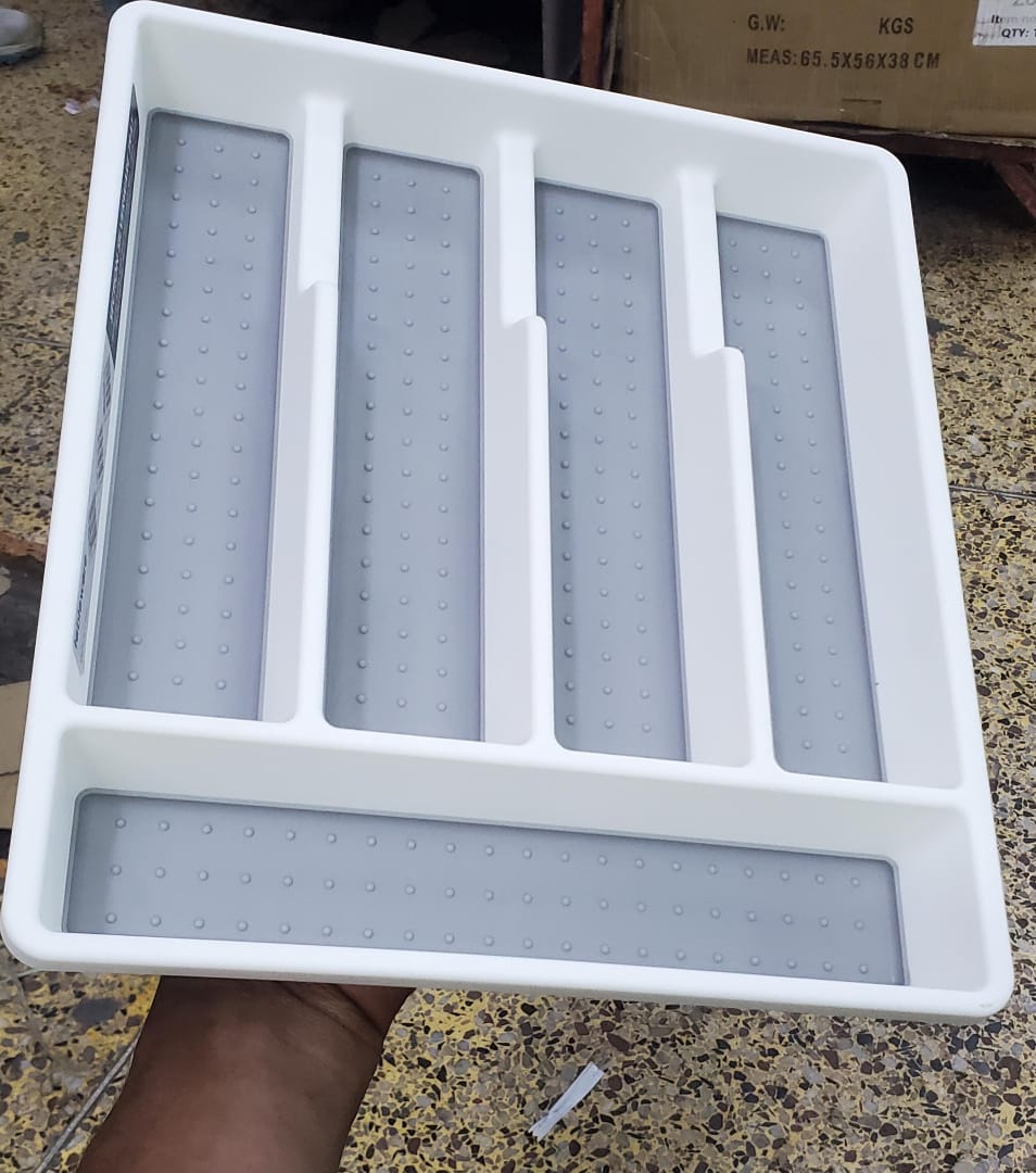 [ KILIMALL AMAZING OFFERS🤩🤩✨...DON'T MISS OUT !!! ] 1 Pc Classy Brand New Very High Quality Stylish and Elegant Kitchen NON~EXPANDABLE plastic cutlery organiser.Desiring To Serve The Best Experience