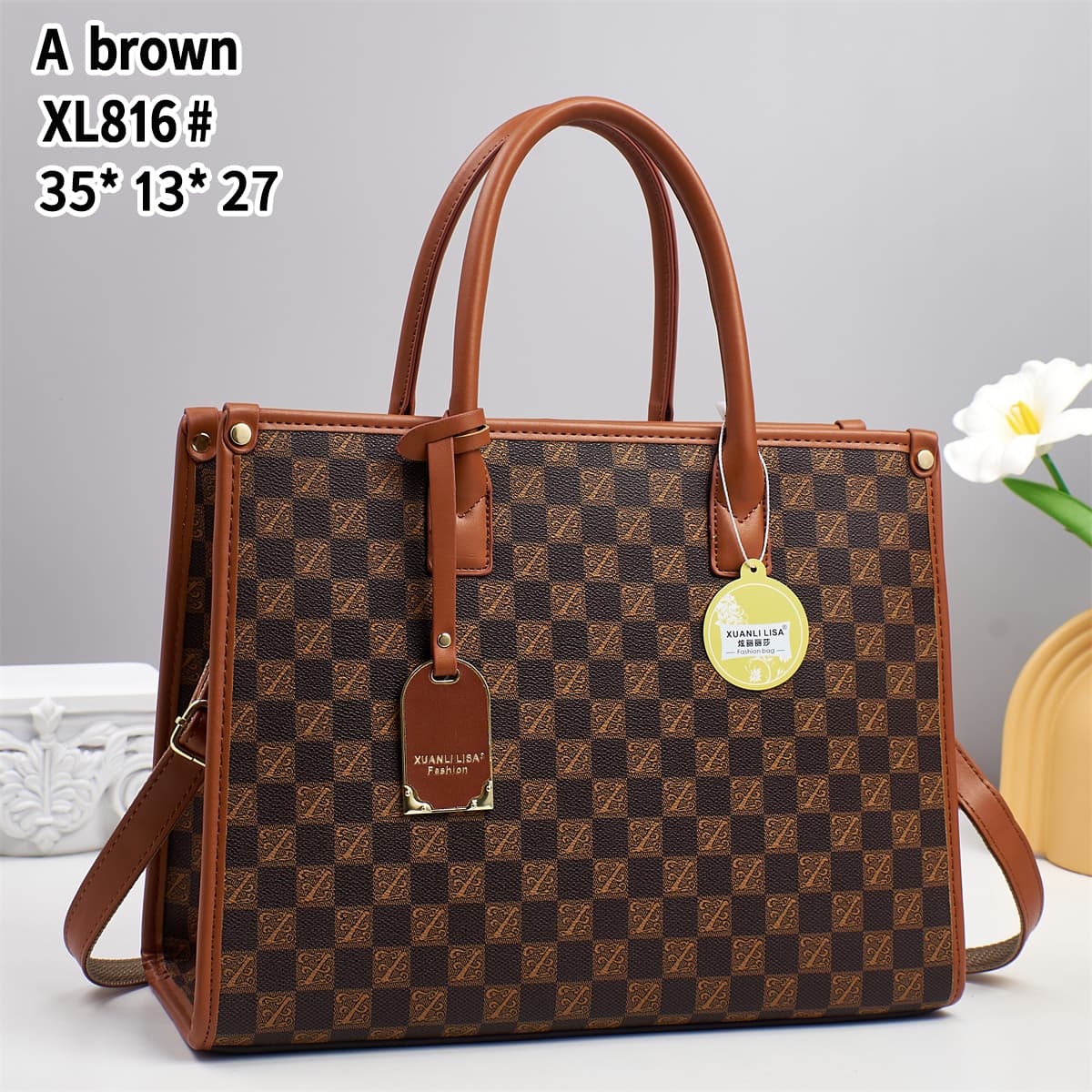 [ TRAVEL IN STYLE 🤩🤩✨ !!! ] 1 pc Classy Very High Quality Stylish and Luxurious Exclusive Ladies Handbag .Perfect For Keeping All Your Neccesities Well Organised and Safe With The Best Experience✔