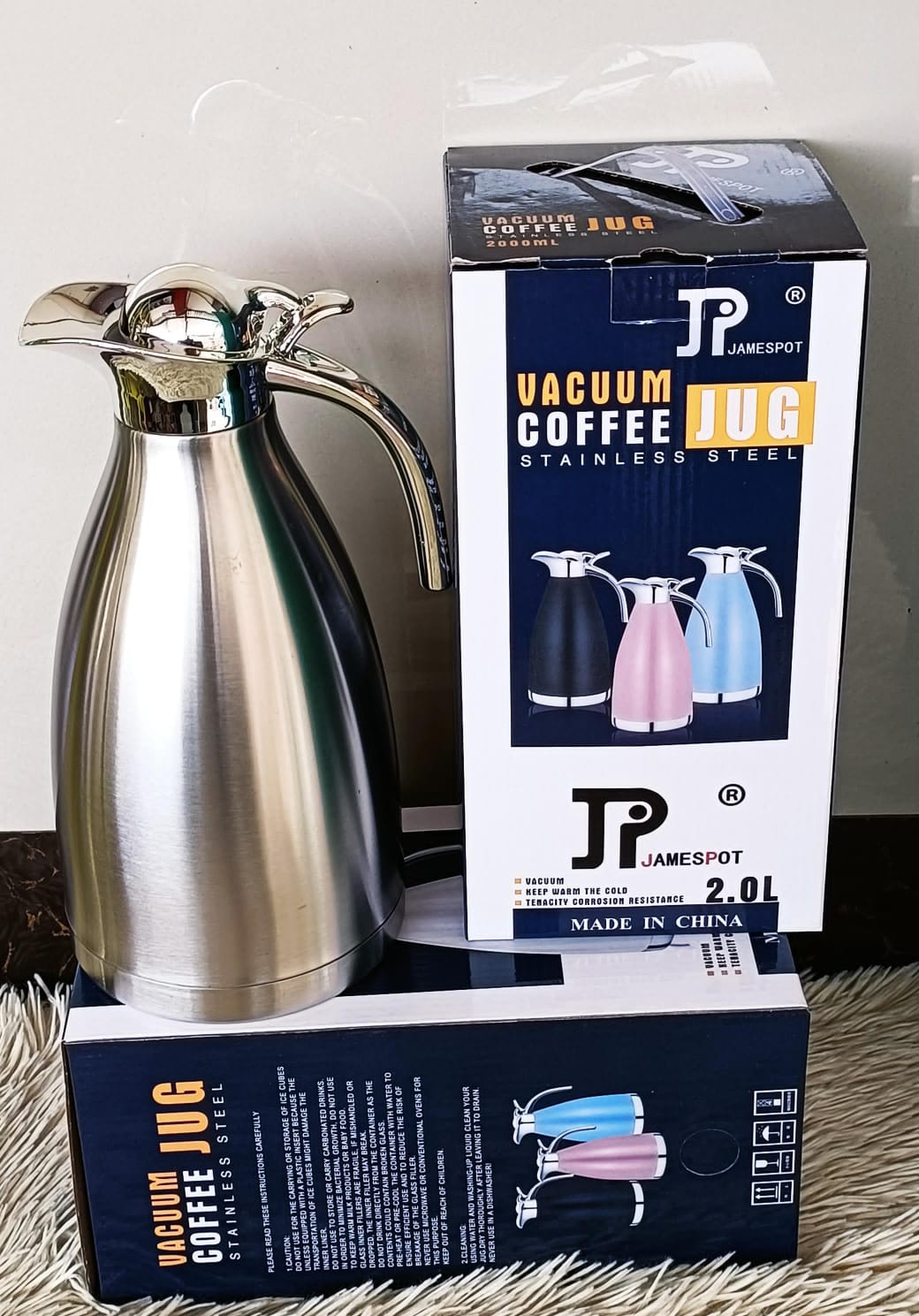 CLEARANCE OFFER  1  pcs Jamespot Vacuum Coffee Jug(2.0lts)