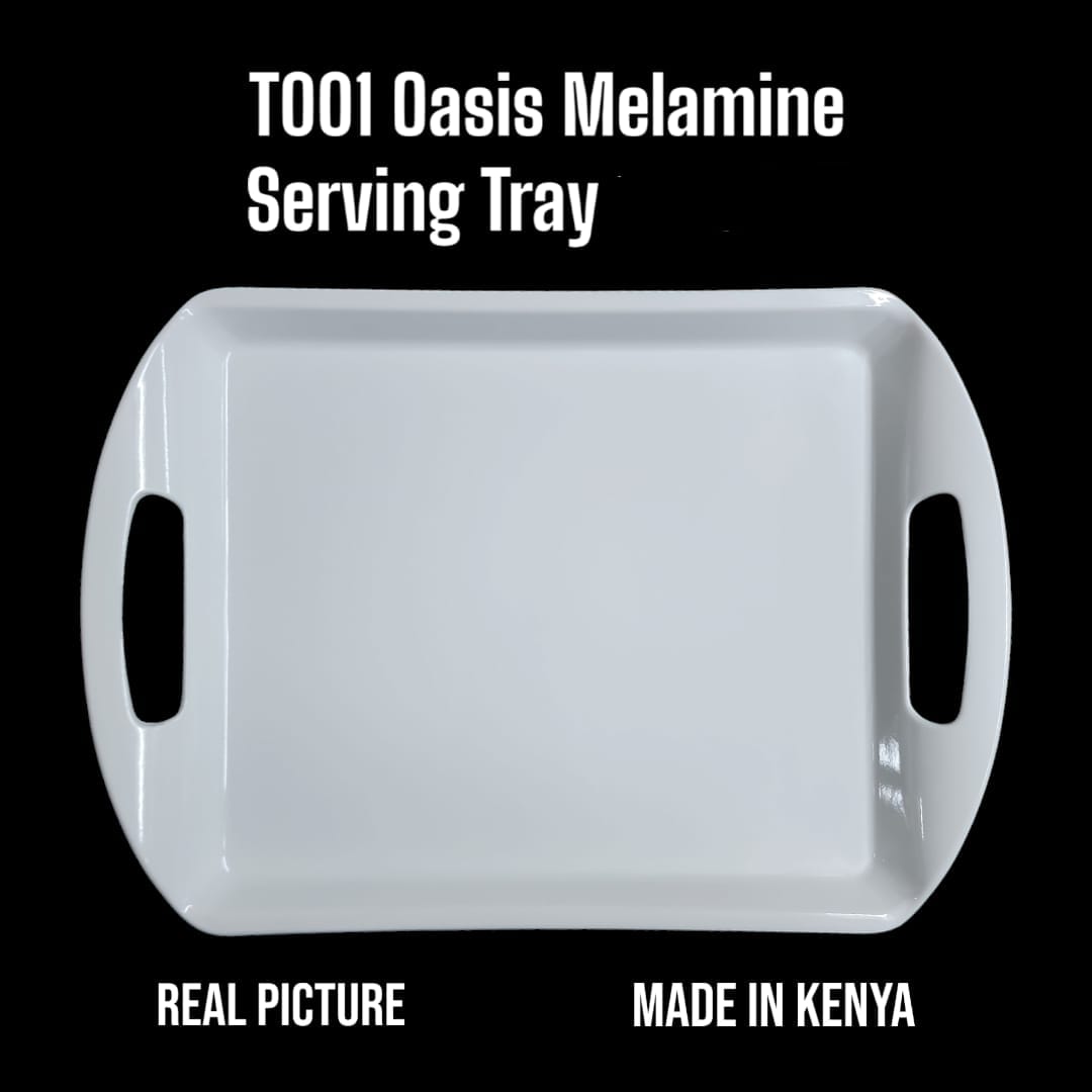 🔥 Limited Time Offer! 🤑 1pc Oasis Melamine Serving Tray (Plain Design, 36*27cm)