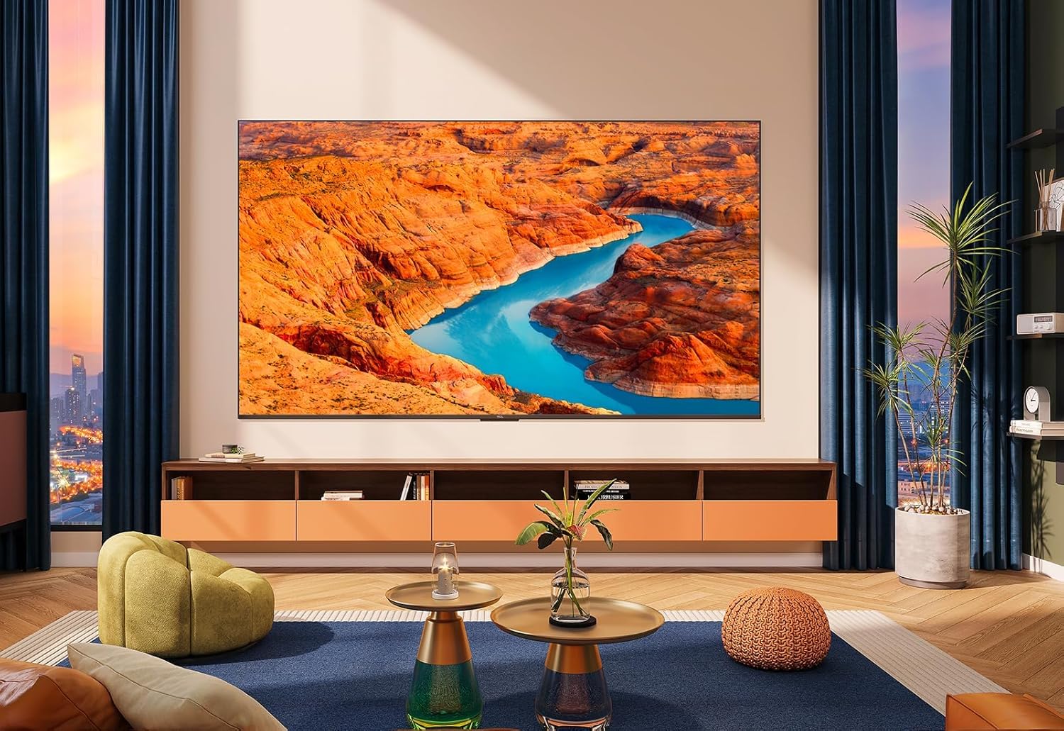 TCL 55" Inch 4K QLED Pro HDR Dolby Vision Atmos Onkyo 2.1CH Slim & Uni-body Google TV 55C655+ 2 Years Warranty (2024 Model)