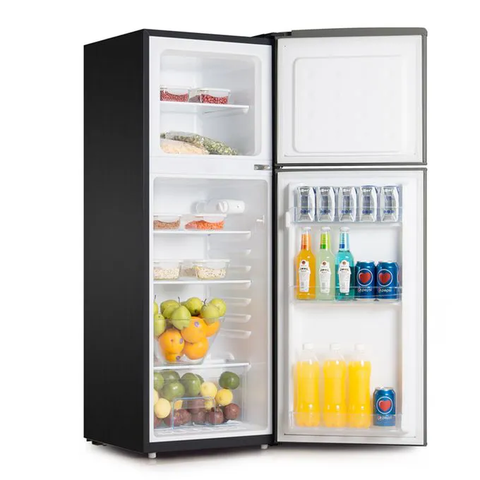 CLEARANCE SALE!!! VON VRT-138DRHX Double Door FRIDGE 136L,INOX, (1YR WRTY)+FREE FRIDGE GUARD