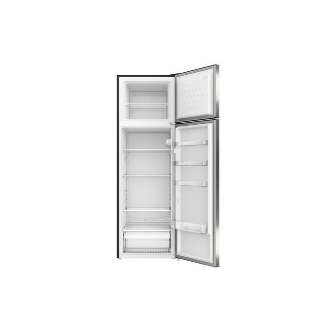 Mika Refrigerator, 211L, Direct Cool, Double Door, Line Silver Dark