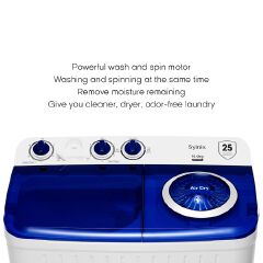 CLEARANCE SALE!!!Syinix Top Loading,Twin Tub Washing Machine-10kg Semi-Automatic+25 Months Warranty