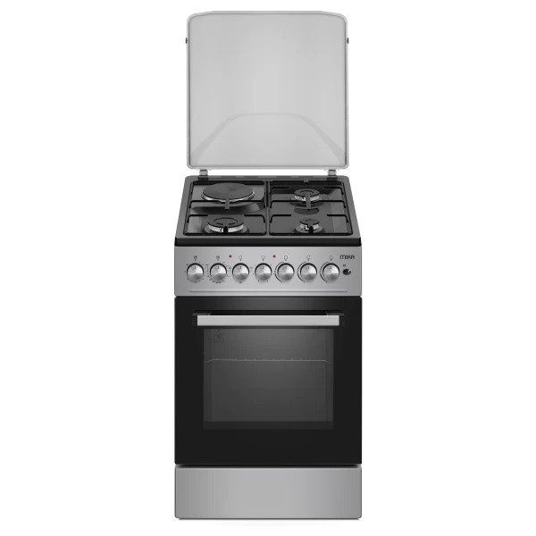 Mika 3+1 Cooker With Electric Oven, 50cm x 60cm,GRILL -Auto-ignition+2 YEARS WARRANTY