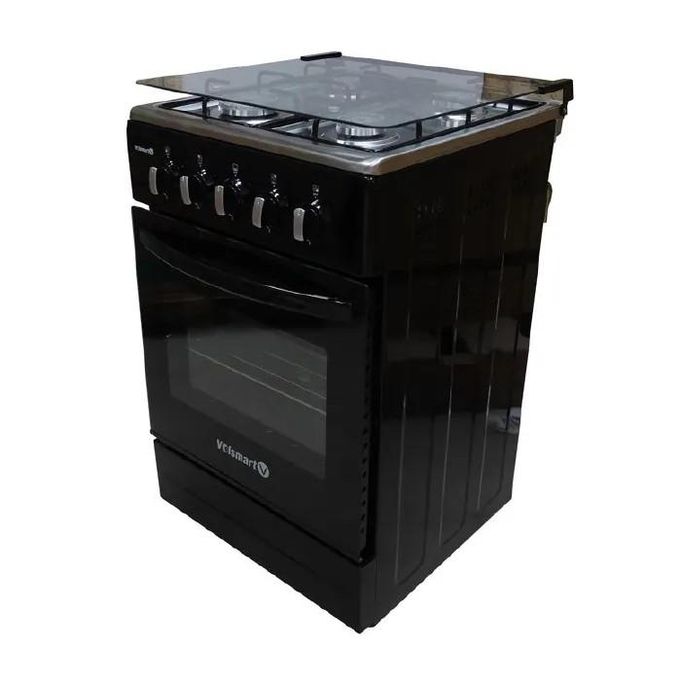 VOLSMART 3 Gas +1 Electric Free Standing cooker with JET VALVES AND Electric oven+FREE GIFTS