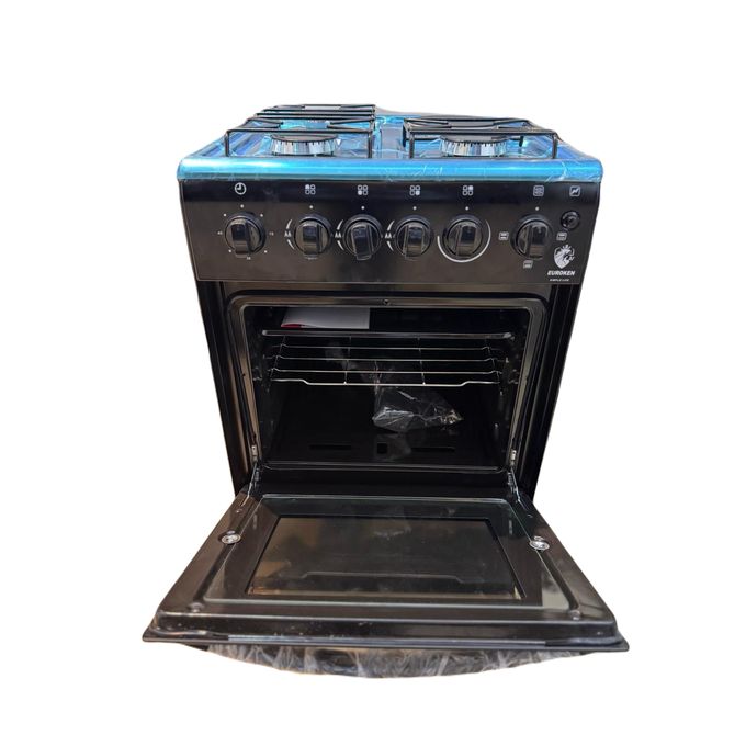 Euroken 50cm*50cm, 3 Gas Jet Pool Burners + 1Electric Hot Plate, Electric Oven Standing Cooker(1YR WARRANTY)