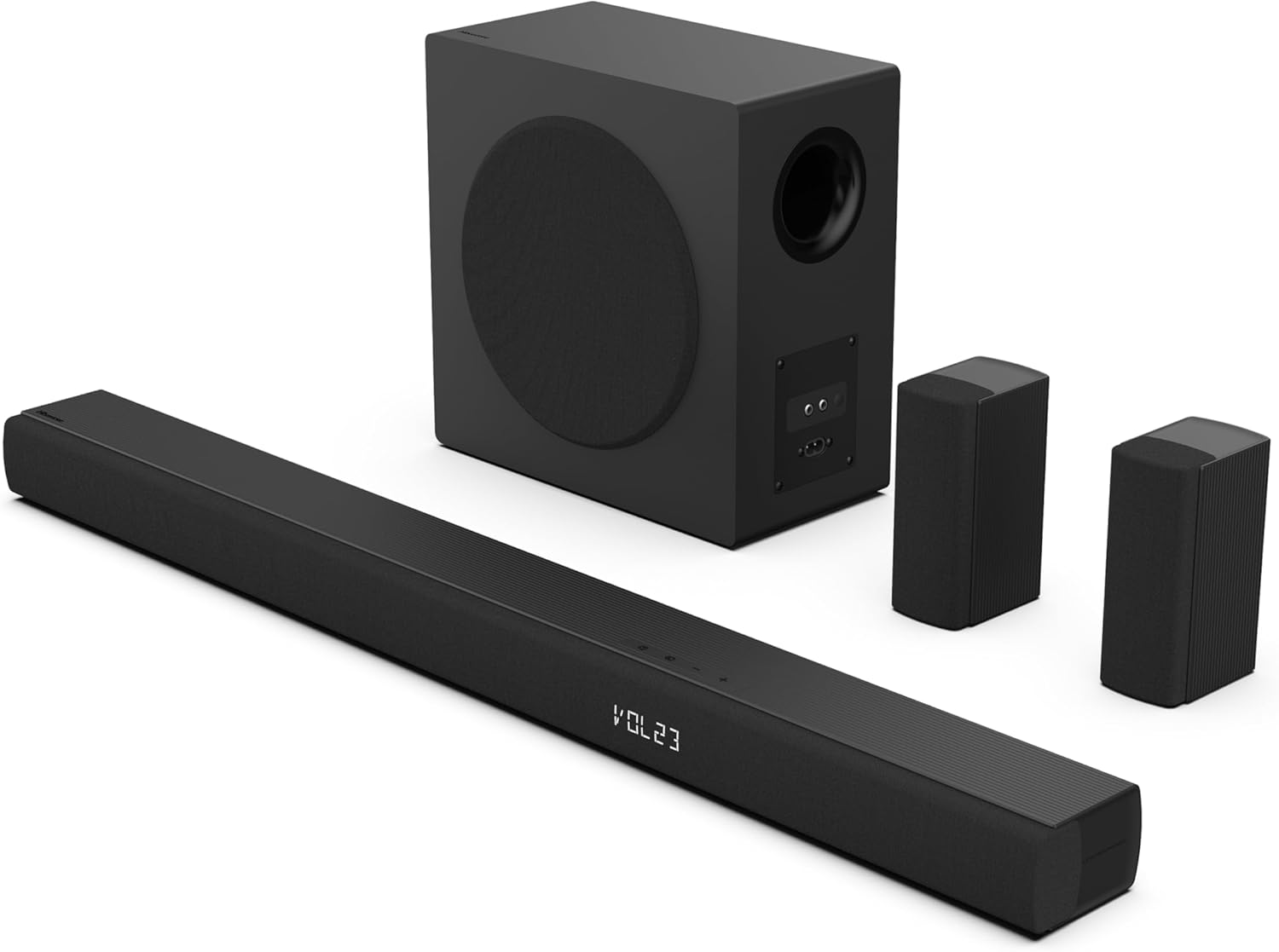 Hisense HS5100 5.1Ch Sound Bar with Wireless Subwoofer, 540W, Dolby Digital Plus, Bluetooth 5.3,DTS: X, HDMI/AUX/ARC/Optical/USB (HS5100, 2025 Model)