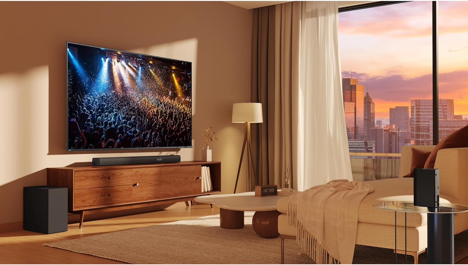 Hisense HS5100 5.1Ch Sound Bar with Wireless Subwoofer, 540W, Dolby Digital Plus, Bluetooth 5.3,DTS: X, HDMI/AUX/ARC/Optical/USB (HS5100, 2025 Model)