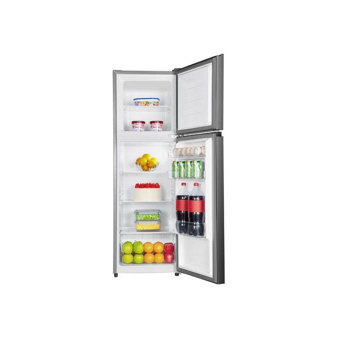 Hisense 154L fridge double door fridges and Freezers Refrigerator with LED Light Fridge REF154DR+FREE GIFTS