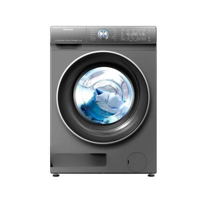 Hisense Washing Machine  12Kg Front Load Fully Automatic Washer, Wash & Spin Function, Energy Efficient (2Yrs Warranty)