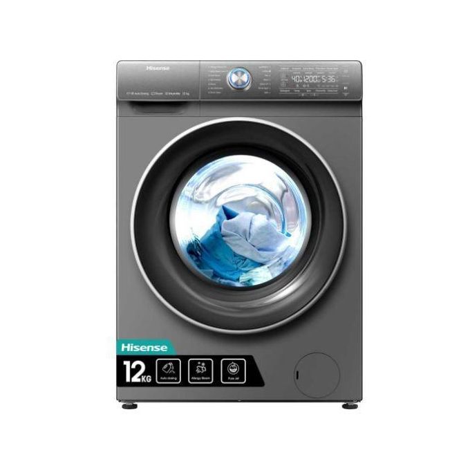 Hisense Washing Machine  12Kg Front Load Fully Automatic Washer, Wash & Spin Function, Energy Efficient (2Yrs Warranty)