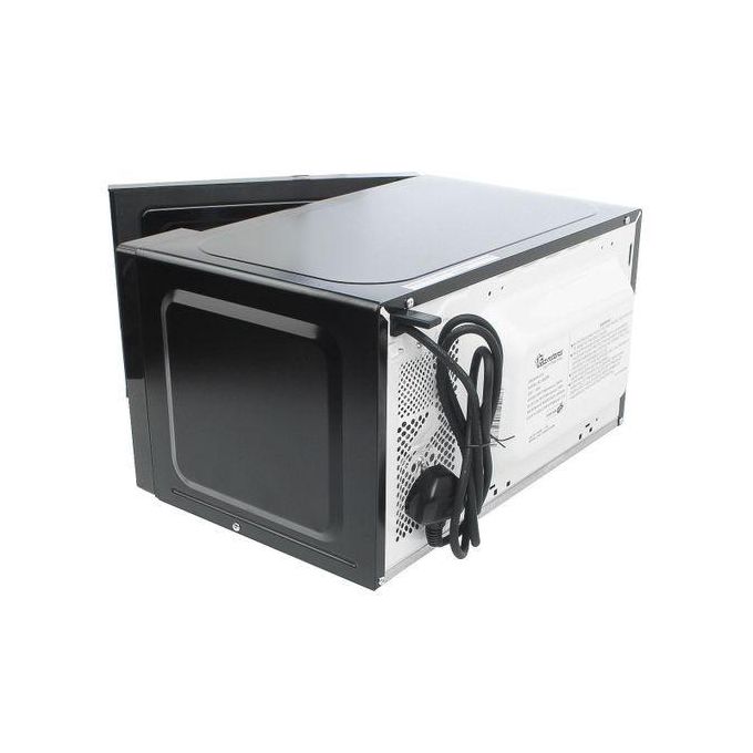 RAMTONS Digital Glass Microwave Oven 20L, 700W Power, LED Display, Timer, Defrost & Reheat Functions , Silver (1 Year Warranty)