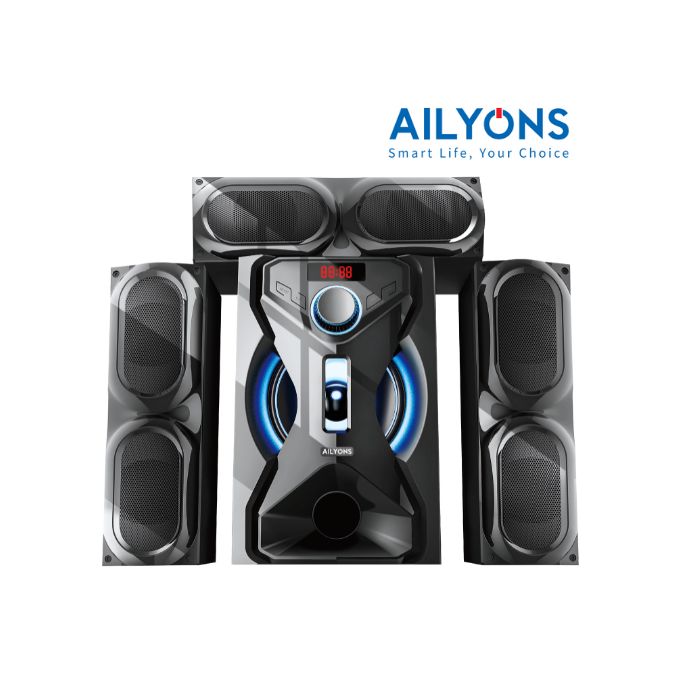 AILYONS 3.1 CH Subwoofer  Multimedia Speaker System, BT/USB/SD/FM - (1YR WRTY)