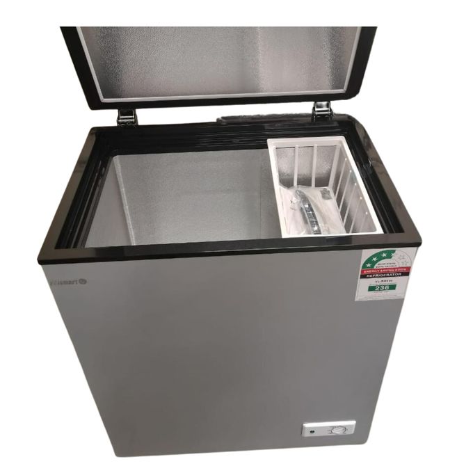 [ SPECIAL OFFER!!] VOLSMART 150L Vertical Chest Freezer VL-BD150 Single Flip Drain Freezer Energy-saving Freezer Fast Cooling Refrigerator+FRIDGE GUARD