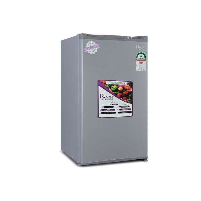 Roch Single Door 90L Fridge – Silver+FREE FRIDGE GUARD+EXTENSION
