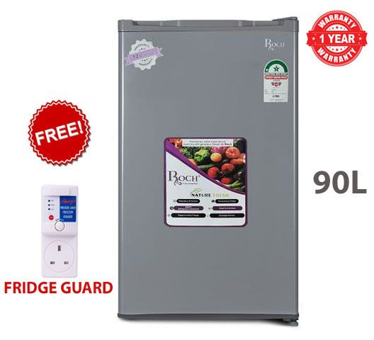 Roch RFR-120S-I – 90L Single Door Fridge(1 Year Warranty)+FREE FRIDGE GUARD