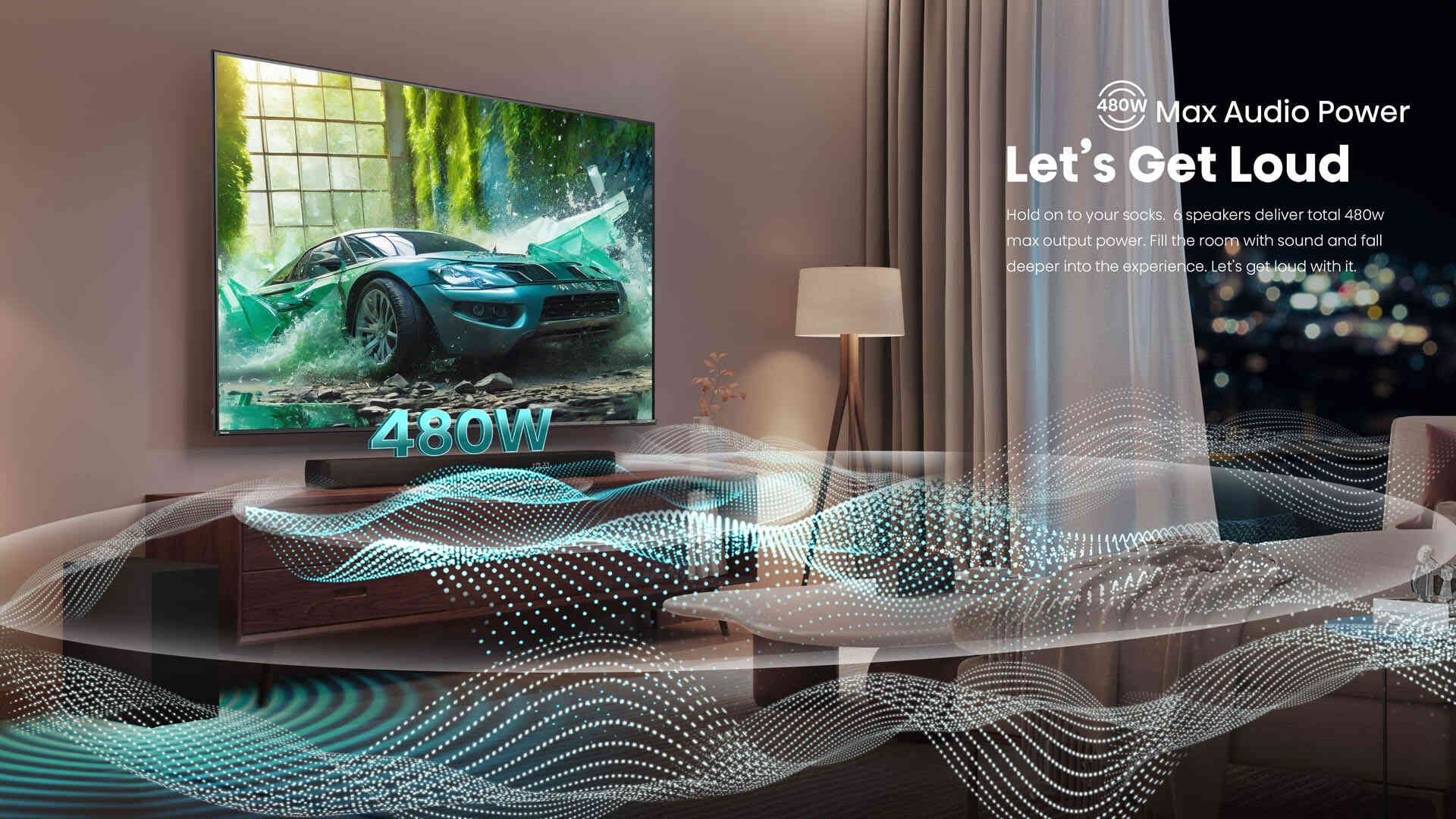 Hisense HS3100 - Channel System: 3.1 CH Soundbar (2YRS WRTY)