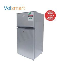 [SPECIAL OFFER!] VOLSMART 108L Double Doors VL-BCD108 Fridge Freezer Energy Saving Refrigerator with Lock and Keys 108L fridge double door Direct Cool fridge Refrigerator+Free Gifts