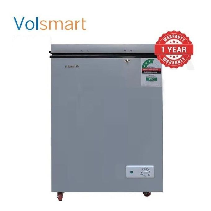 VOLSMART 110L Vertical Chest Freezer VL-BD110 Single Flip Drain Freezer Energy-saving Freezer Fast Cooling Refrigerator