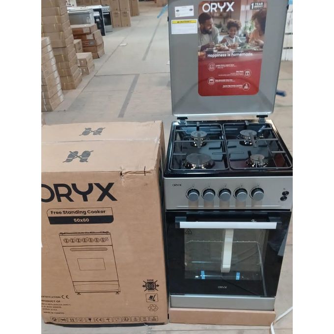 Oryx (Formerly Mika) 50 X 60, FULL 4 GAS Free Standing Cooker + GAS OVEN