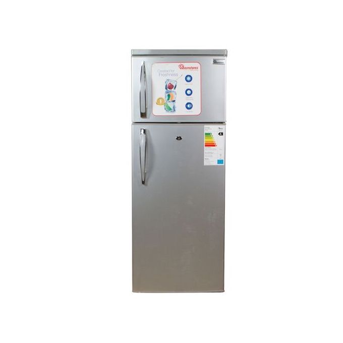 Ramtons Fridge - 2 Door Direct Cool Fridge - 213 Litres - Silver