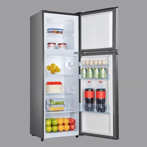 Hisense 154L fridge double door fridges and Freezers Refrigerator with LED Light Fridge REF154DR+FREE GIFTS