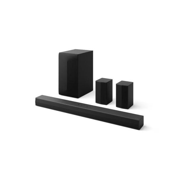 LG Soundbar , 5.1 Ch, 600W Powerful surround sound with Wireless subwoofer and Rear speaker, Dolby Digital - Black(2YRs WRTY)