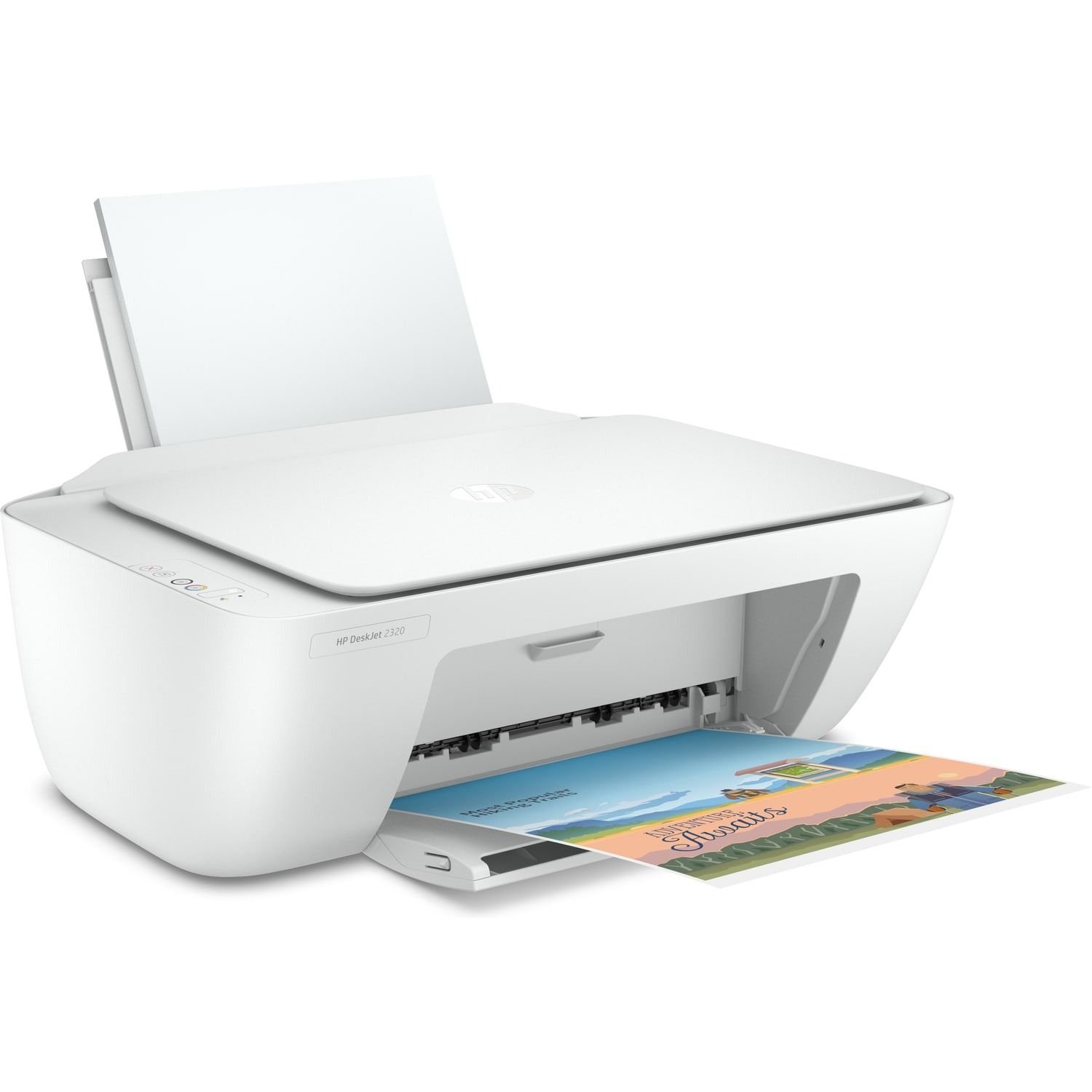 HP DeskJet 2320 All-in-One Printer, Print, copy, scan, USB Interface, White