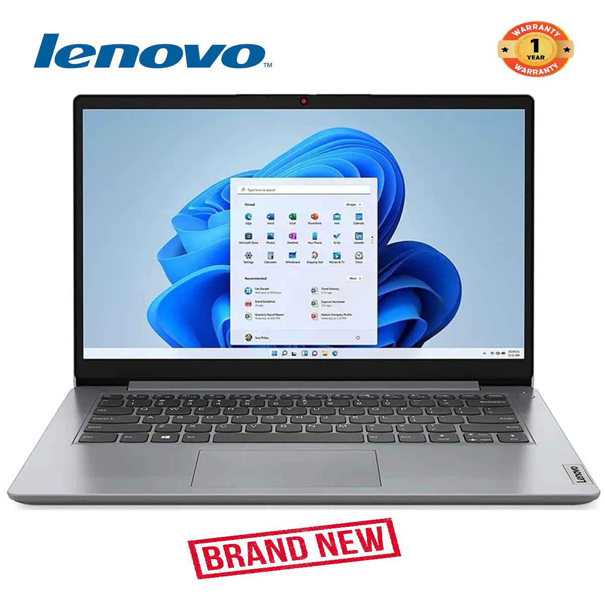 Brand NEW Lenovo Ideapad 1 Celeron N4020 4GB RAM 256GB SSD | 14'' Inch HD display School & Business Laptop Computer Notebook  Windows 11 New Laptops Lenovo Laptop Computers