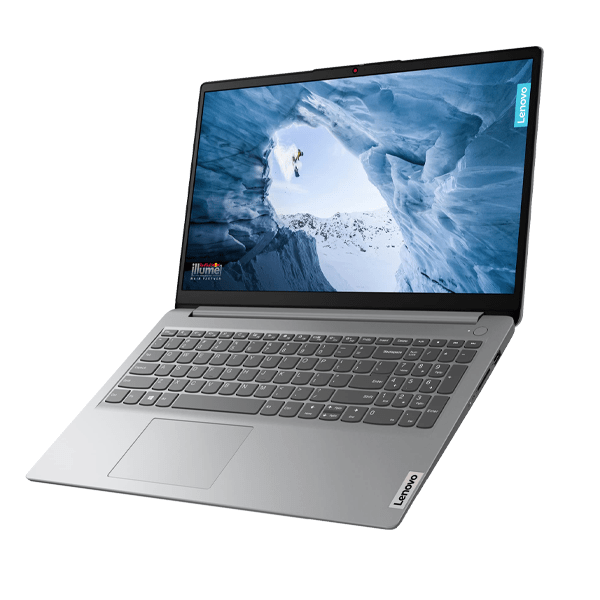Lenovo IdeaPad 1, Intel Core i3-1215U, 4GB RAM, 256GB SSD, 14" HD Display, Windows 11 Pro, Cloud Grey (1YR WRTY)